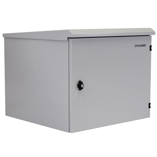 DYNAMIX 9RU Outdoor Wall Mount Cabinet 611x625x515mm (WxDxH). — Dynamix