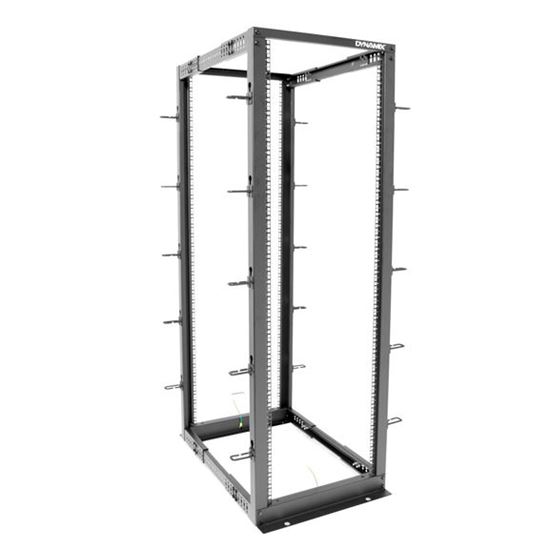 DYNAMIX 22U 4 Post Depth Adjustable Open Frame Rack. — Dynamix