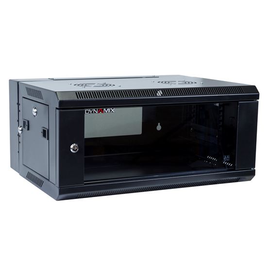 DYNAMIX 4RU Universal Swing Wall Mount Cabinet. Removable Back mount — Dynamix
