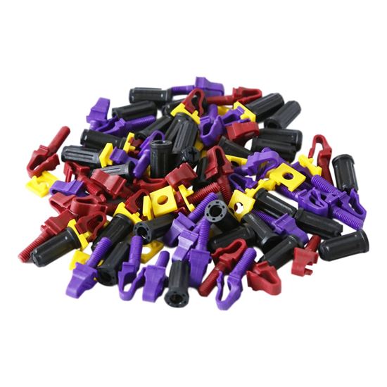 RACKSTUDS Series II Combo-pack with 40 sets of each Size/Colour. Smart — Rackstuds