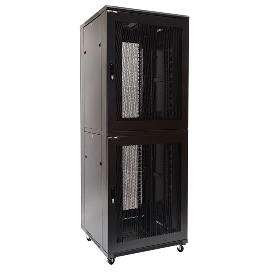 DYNAMIX 45RU Co-Location Server Cabinet with 2 Compartments. 800mm — Dynamix