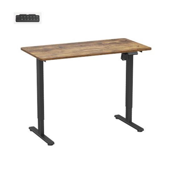 BRATECK Eco Ergonomic Office Electric Sit-Stand Desk with Single — Brateck