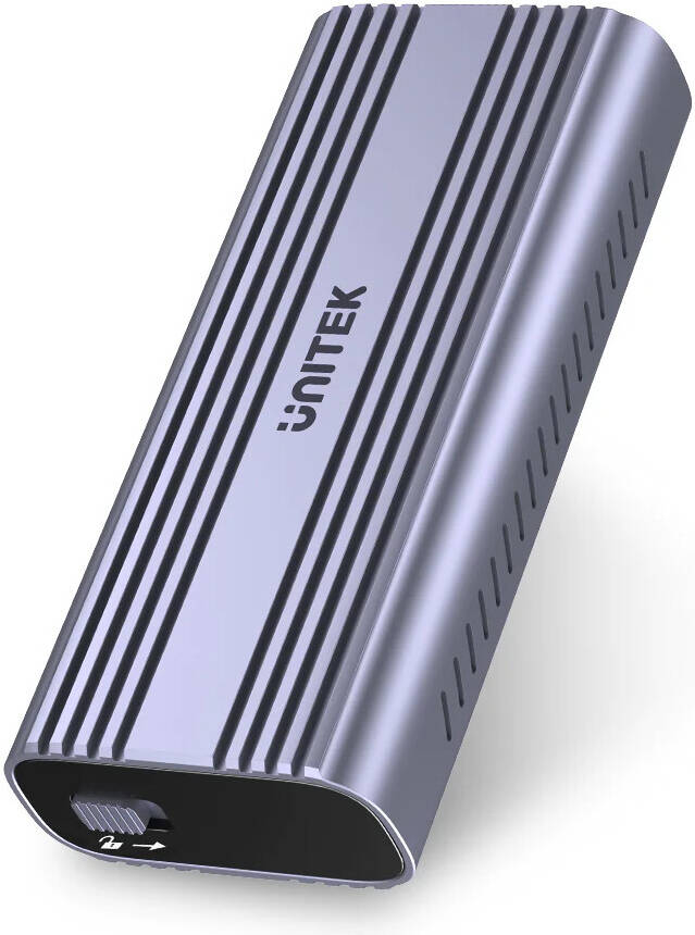 UNITEK SolidForce Reefer Pro USB4 to M.2 SSD (PCIe/NVMe) Enclosure. — Unitek