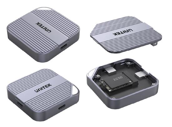 UNITEK MagSafe Magnetic M.2 2230 NVMe SSD Enclosure for iPhone 16/15 — Unitek