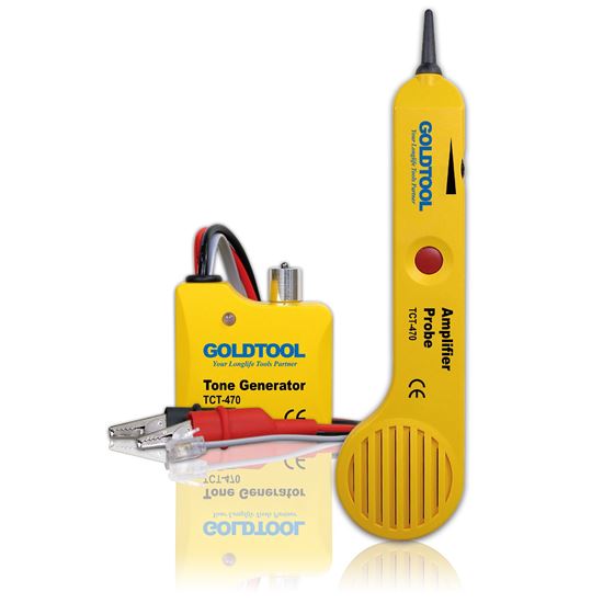GOLDTOOL Tone Generator & Probe Kit Trace Wire Paths & Identify Cables. — Goldtool