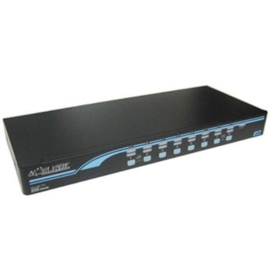 REXTRON 1-16 USB/PS2 Hybrid KVM Switch with USB Console Ports. — Rextron