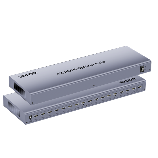 UNITEK 1-in-16-Out HDMI Splitter. Supports Mirror Mode for up to 16 — Unitek