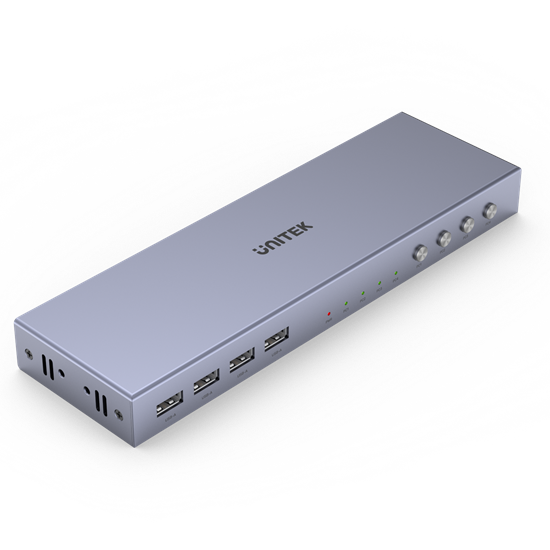 UNITEK HDMI KVM 4-in-1-Out Switch & Supports 4K@60Hz UHD. — Unitek