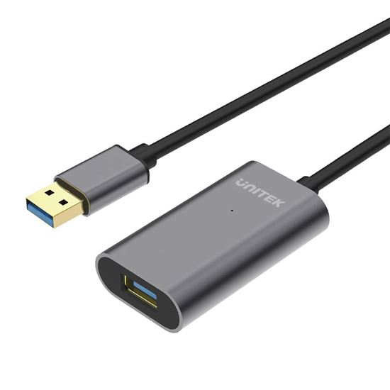 UNITEK 10m USB 3.0 Aluminium Extension Cable. Built-in Extension — Unitek