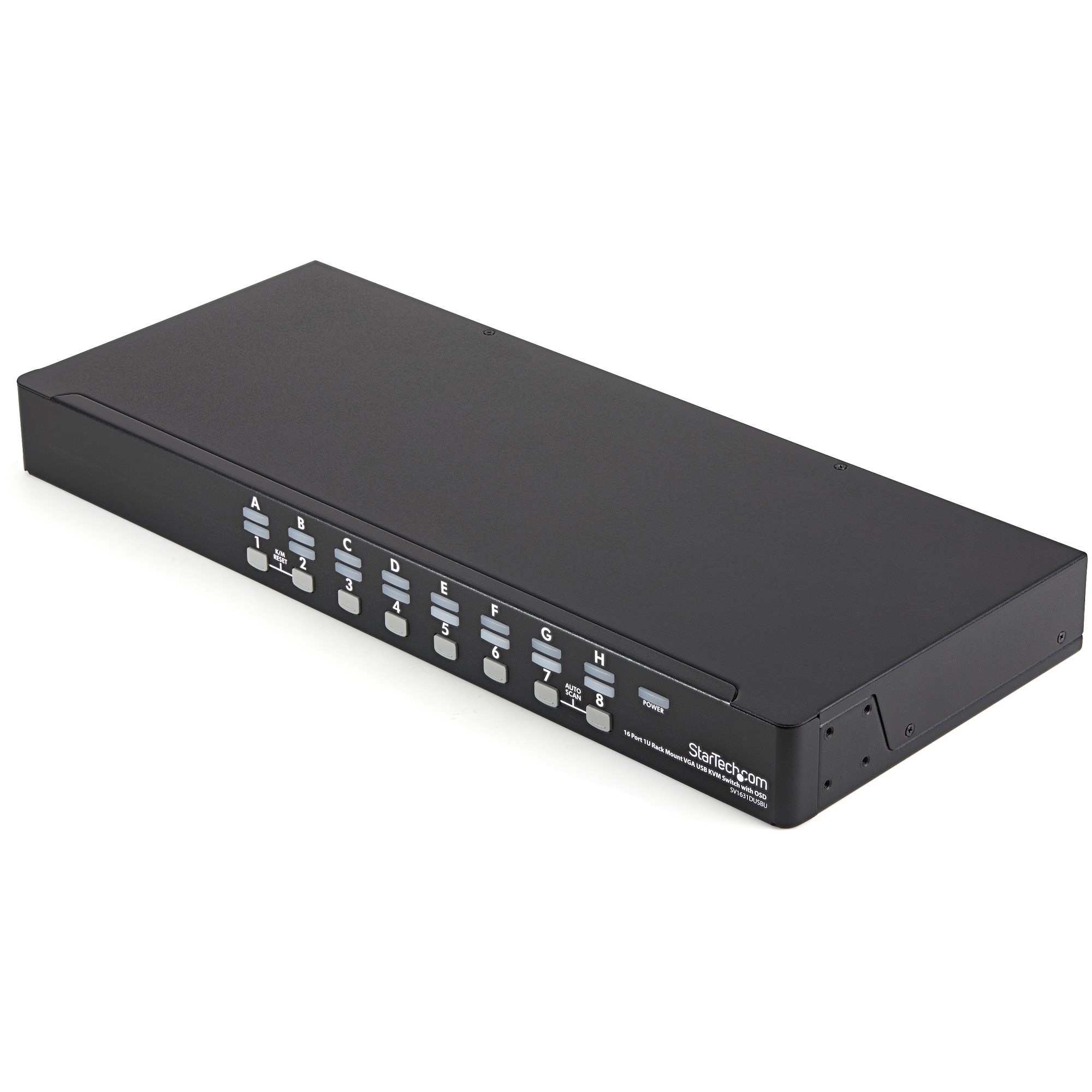 16 Port 1U Rack Mount USB KVM Switch Kit — StarTech.com
