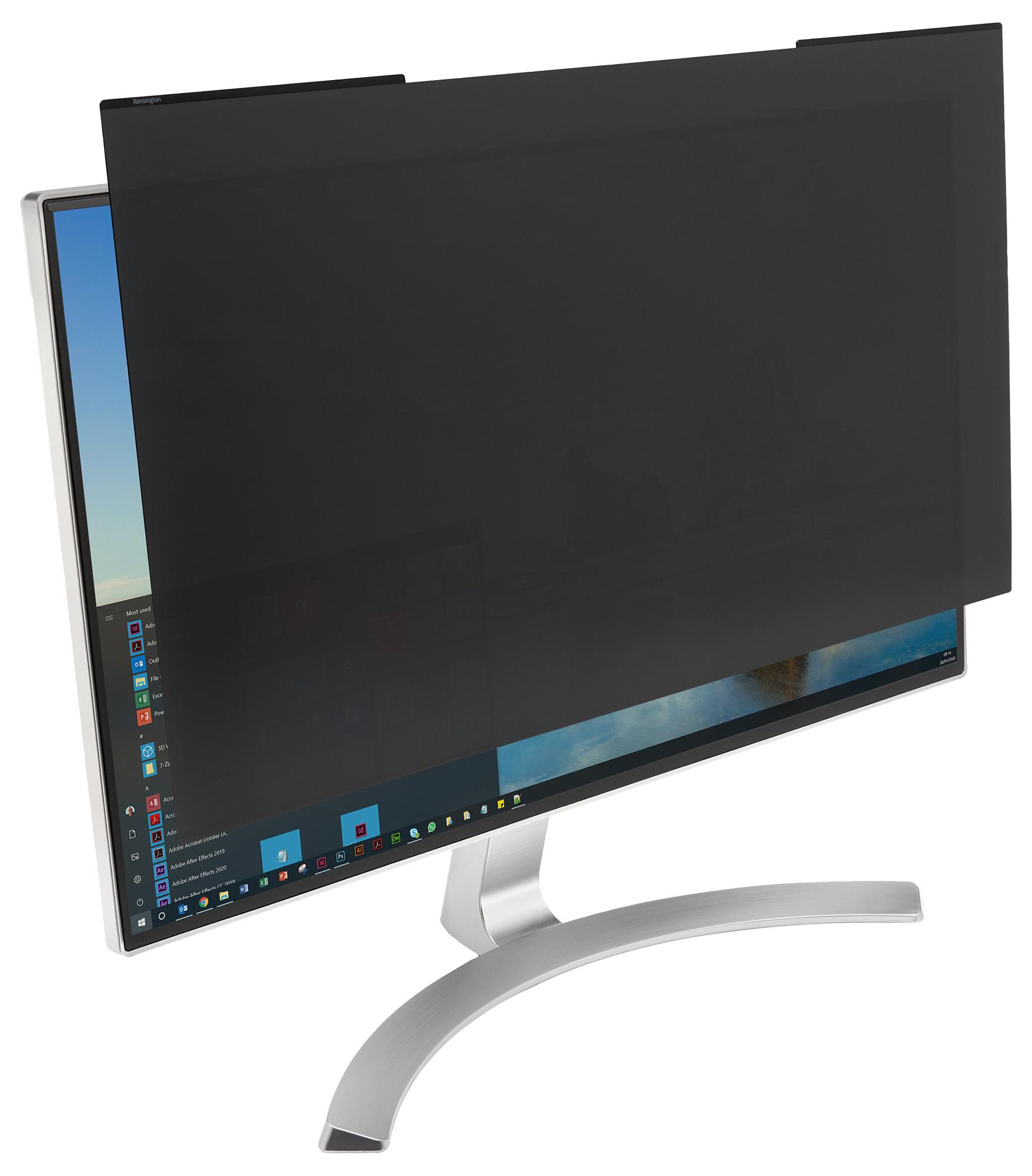 MagPro 16:9 Privacy Filter with Magnetic Strip for 24"" Widescreen LCD Monitor — Kensington