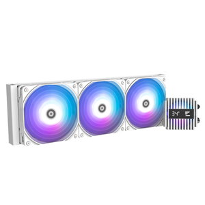 Zalman Alpha2 36 ARGB White Liquid Cooler - Triple 120mm Fan 5yr w — Zalman