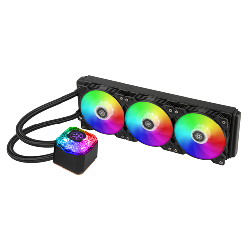 SilverStone IG360-ARGB Ice Gem Liquid Cooler - Triple Fan TR4/5 — SilverStone