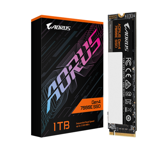 AORUS Gen4 7000E M.2 1Tb SSD — Gigabyte