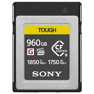 Sony CEBG960T Tough CFexpress Type B 960GB Memory Card — Sony