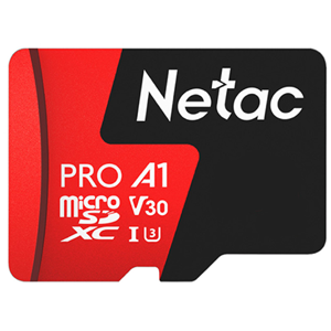 Netac P500 Extreme Pro microSDXC V30 Card with Adapter 256GB — Netac
