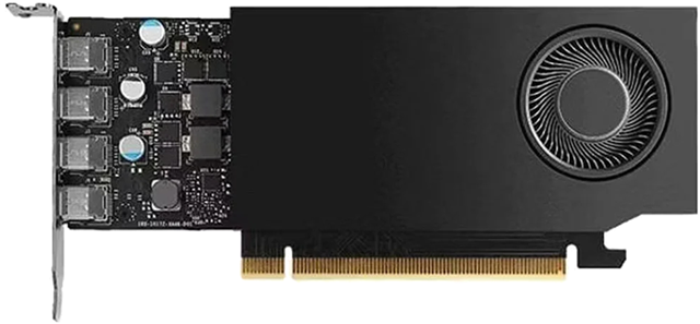 NVIDIA RTX A400 4GB PCIE Graphics Card 4*miniDP Low Profile — Pny