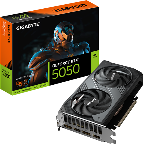Gigabyte GV-N5050WF2OC-8GD RTX5050 8GB Graphics Card — Gigabyte