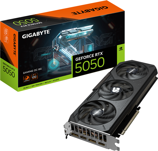 Gigabyte GV-N5050GAMING OC-8GD RTX5050 8GB Graphics Card — Gigabyte