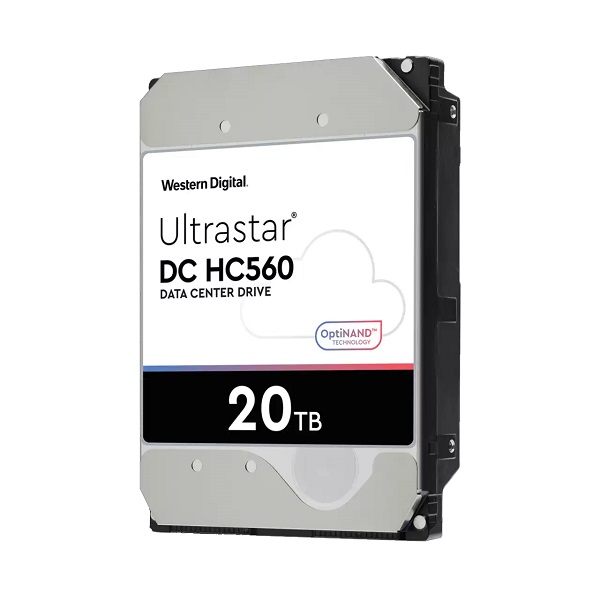 WD Ultrastar DC HC560 SATA 3.5" 7200RPM 512MB 20TB NAS HDD — Western Digital