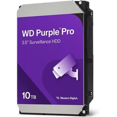 WD Purple Pro 10TB SATA 3.5" 7200RPM 512MB Surveillance HDD 3Yr Wty — Western Digital