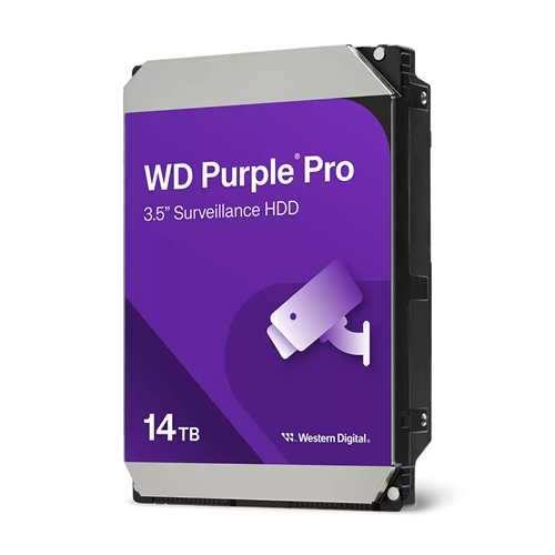 WD Purple Pro 14TB SATA 3.5" 7200RPM 512MB Surveillance HDD 3Yr Wty — Western Digital