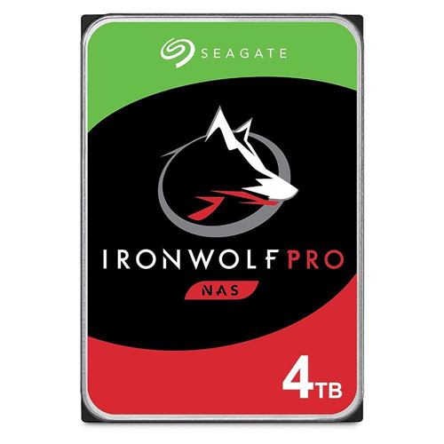 Seagate IronWolf Pro 4TB SATA 3.5" 7200RPM 2546MB NAS HDD 5Yr Wty — Seagate