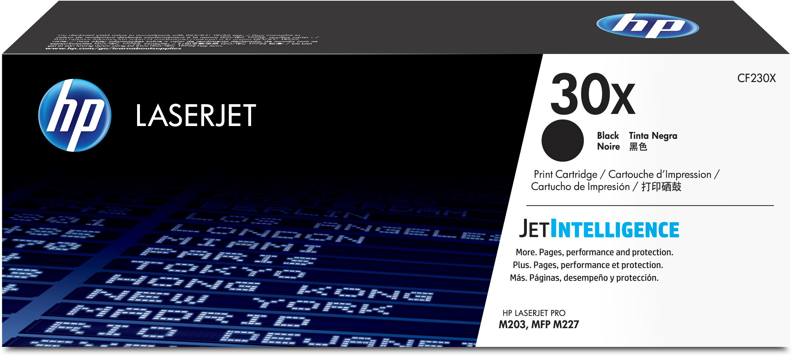 HP 30X Black High Yield Toner — HP