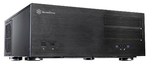 SilverStone GD08 Grandia ATX Black HTPC Case — SilverStone