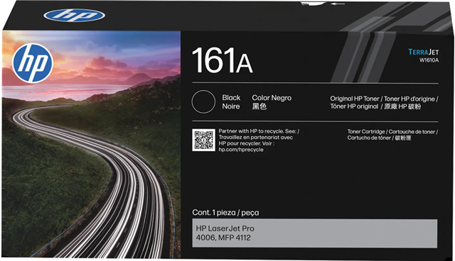 HP 161A Black LaserJet Toner Cartridge — HP