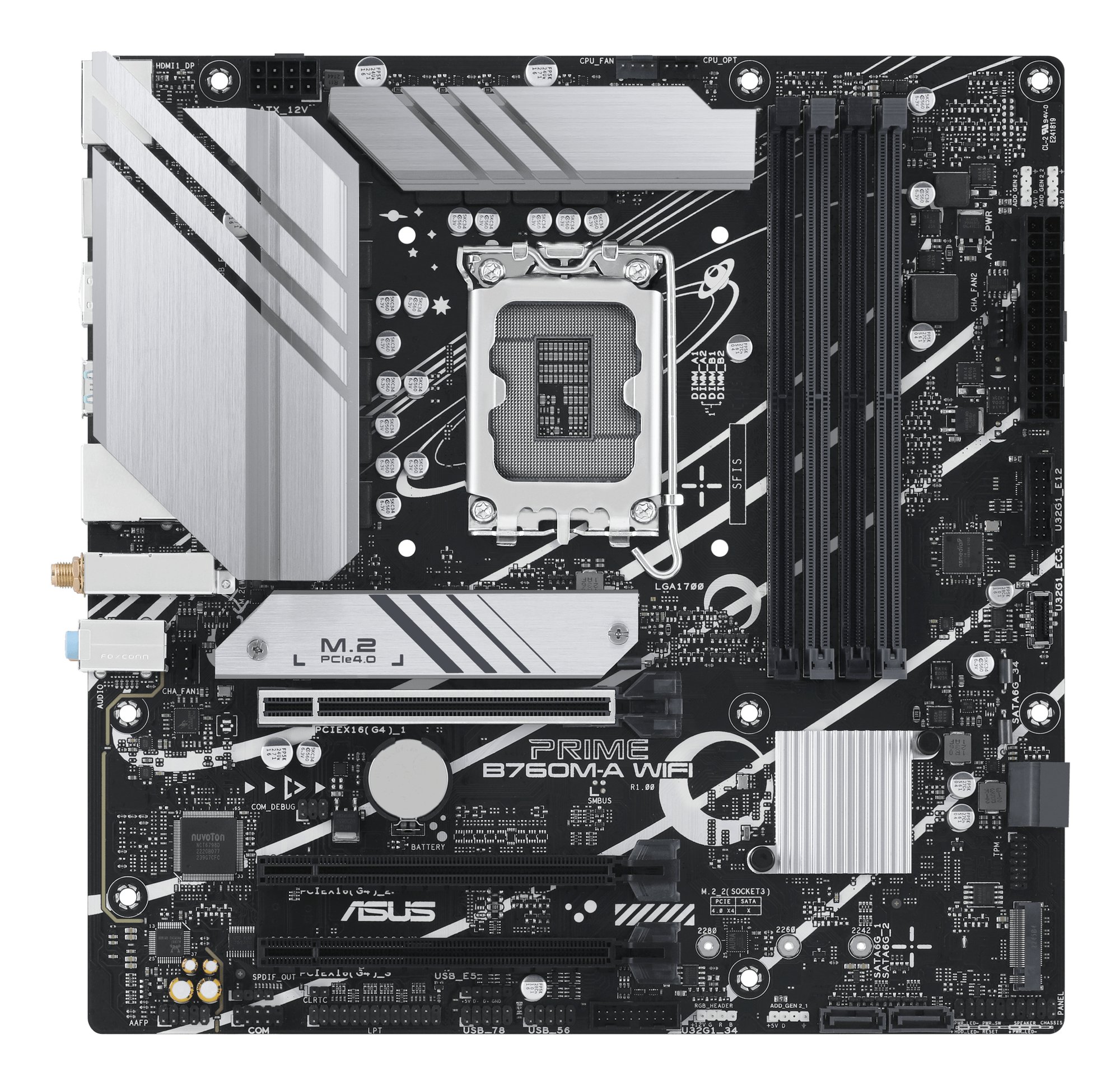 Asus Prime B760M-A WiFi DDR5 mATX LGA1700 Motherboard — ASUS