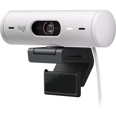 Logitech Brio 500 - Off White — Logitech