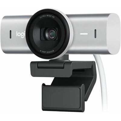Logitech MX Brio 4K Webcam - Pale Grey — Logitech