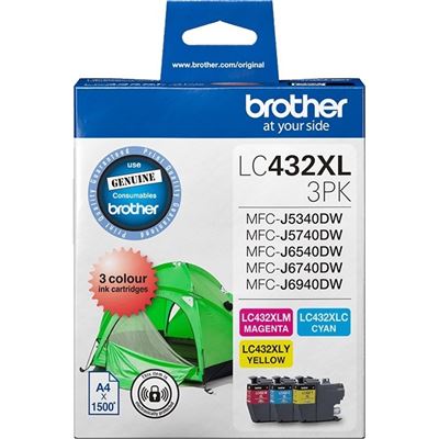 Brother LC432 XL CMY Pack — Brother
