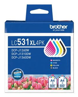 Brother LC531XL 4 Pack — Brother