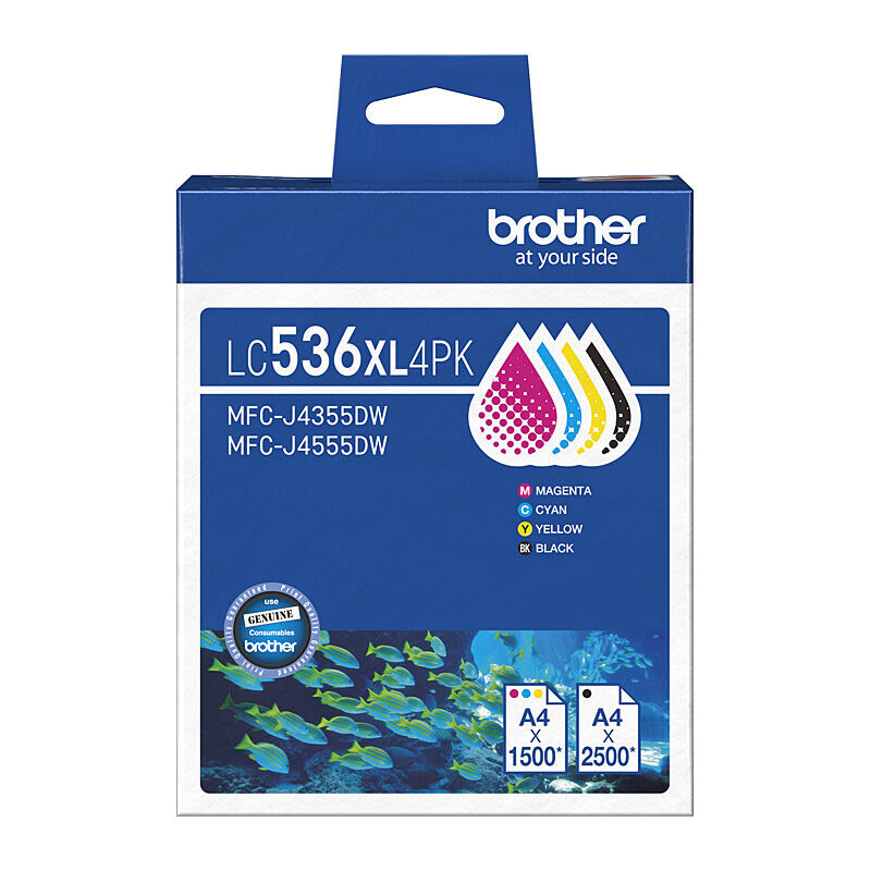 Brother LC536XL 4 Pack — Brother