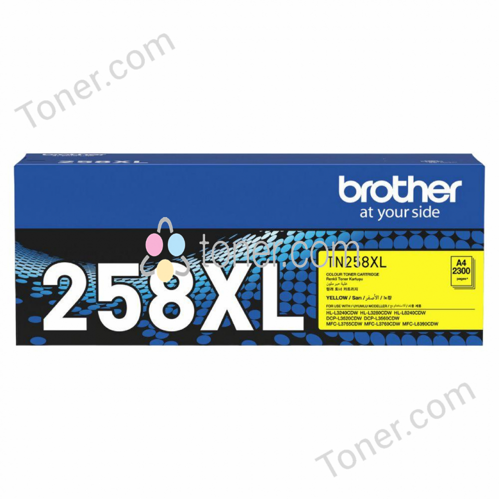 Brother TN258XL Yel Toner Cart — Brother