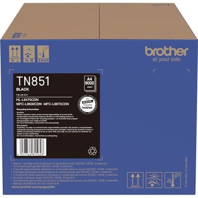 Brother TN851BK Black Toner — Brother