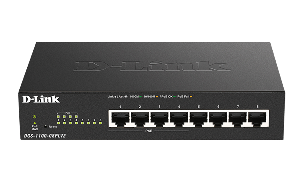 D-LINK 8-Port Managed Switch — D-Link