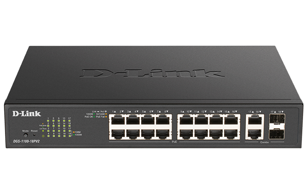 D-Link 18-Port Managed Switch — D-Link
