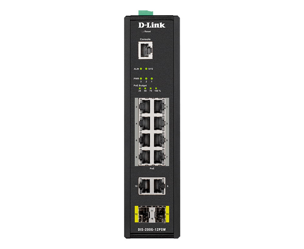D-LINK DIS-200G-12PSW Switch — D-Link
