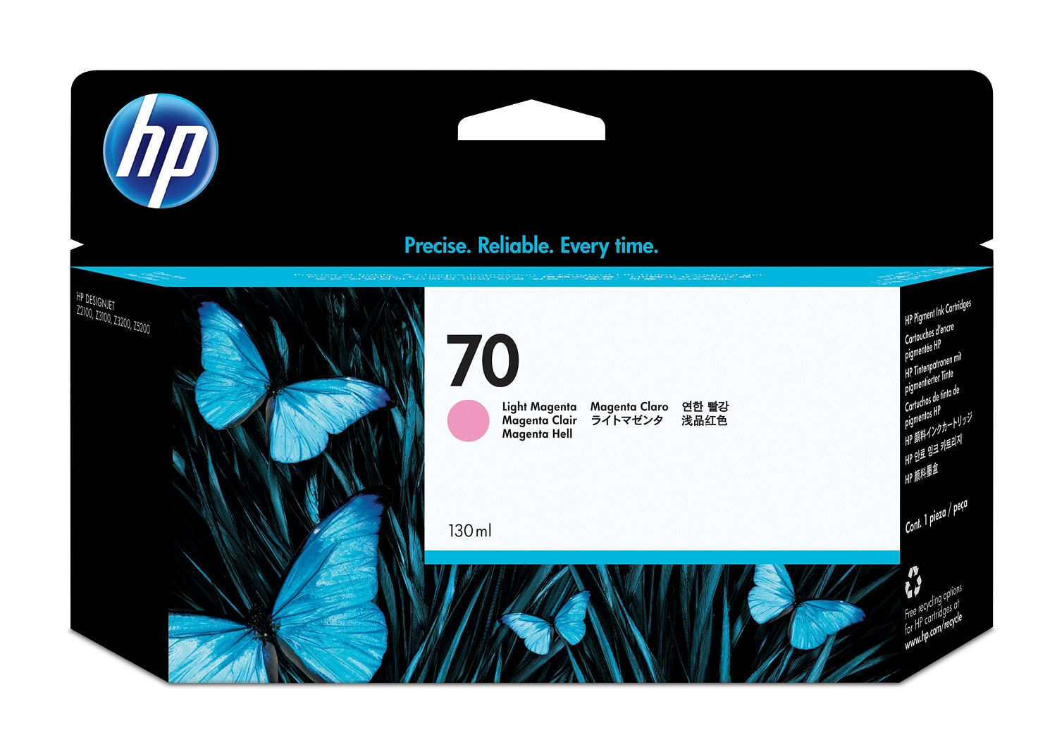 HP #70 130ml LgtMag Ink C9455A — HP