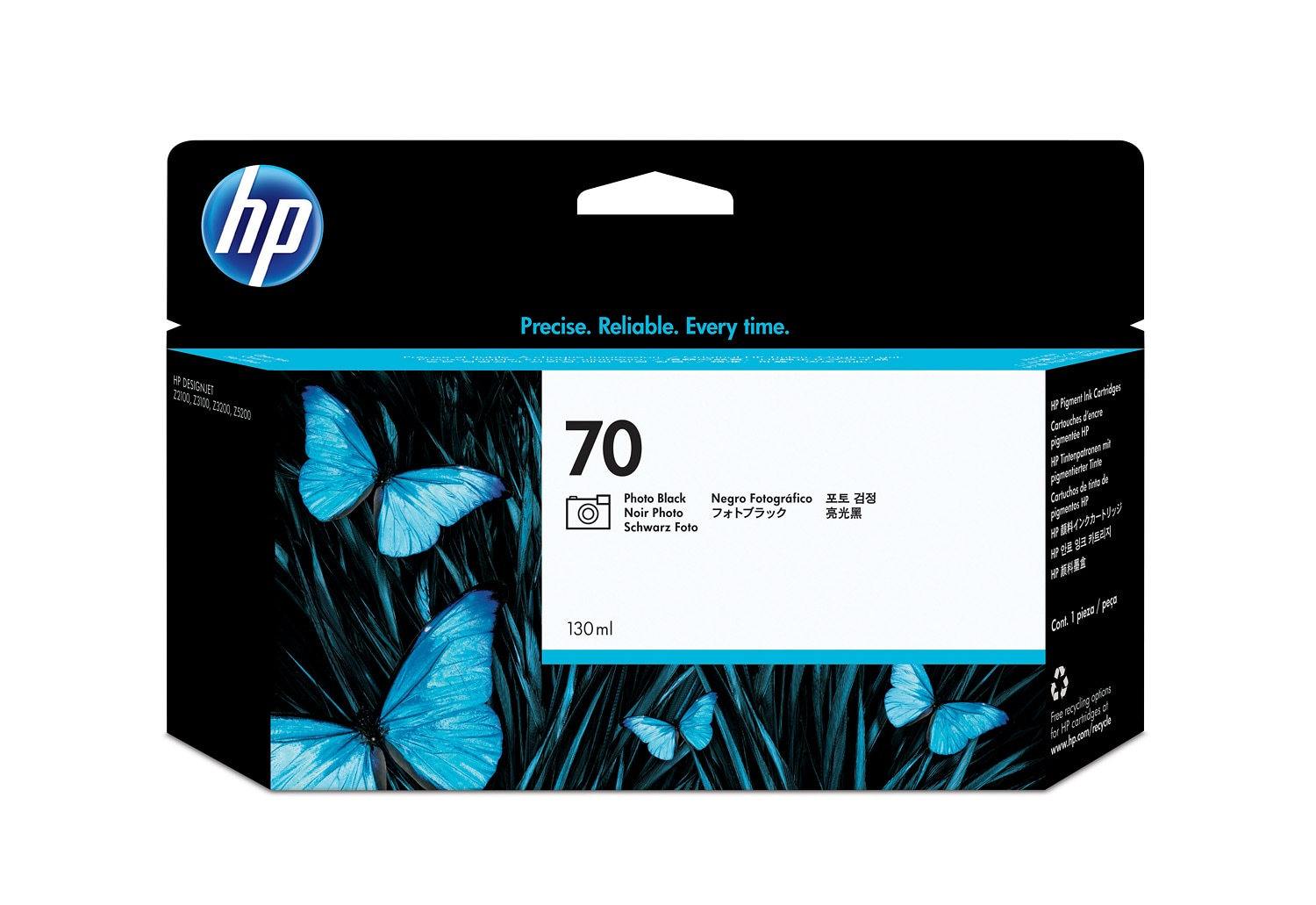 HP #70 130ml Ph Blk Ink C9449A — HP
