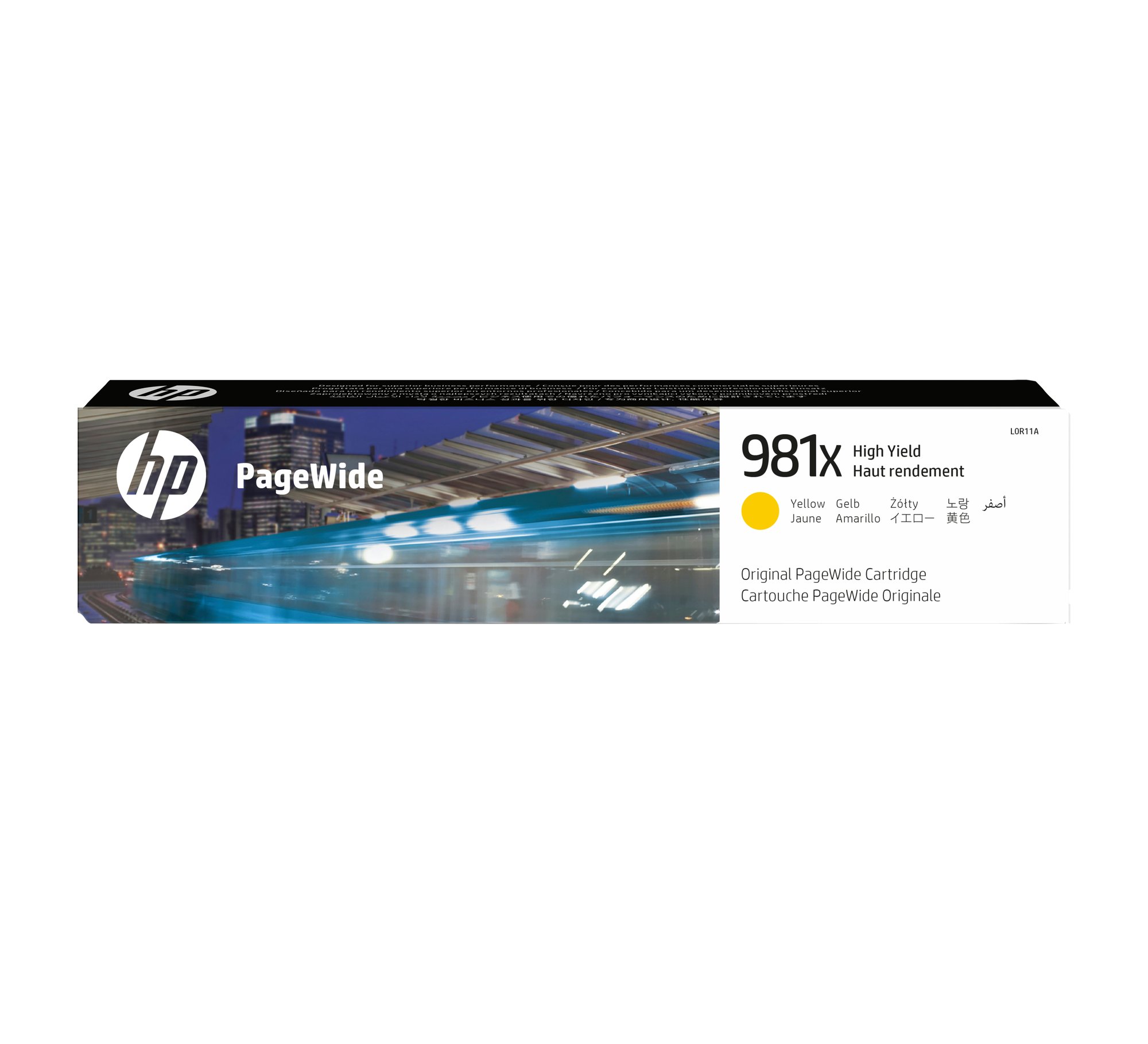 HP #981X Yell Ink Cart L0R11A — HP