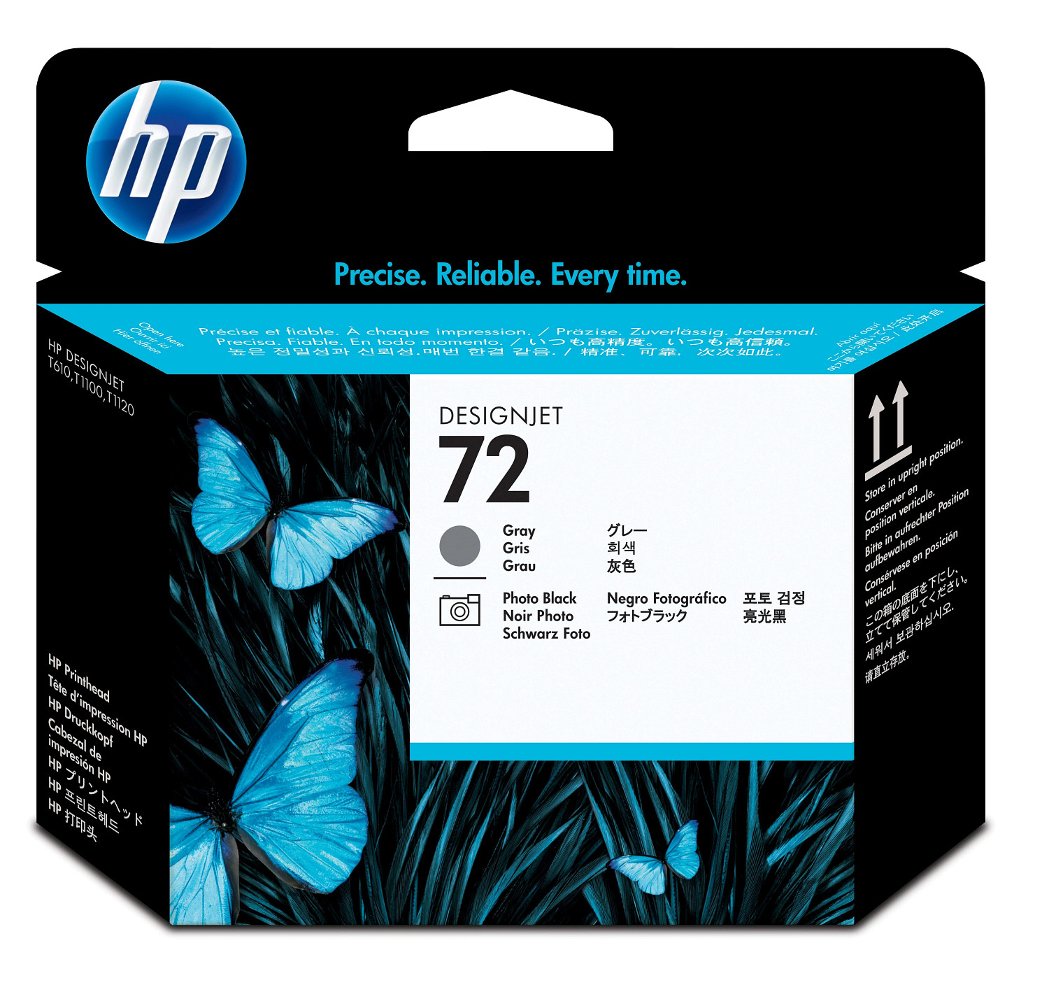 HP #72 P/BK Grey P/head C9380A — HP