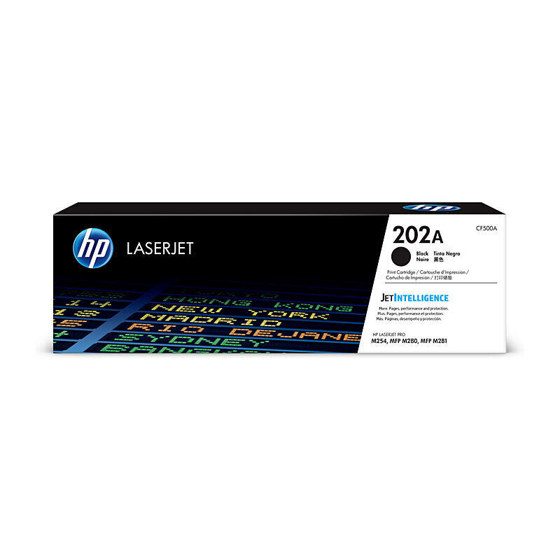 HP #202A Black Toner CF500A — HP