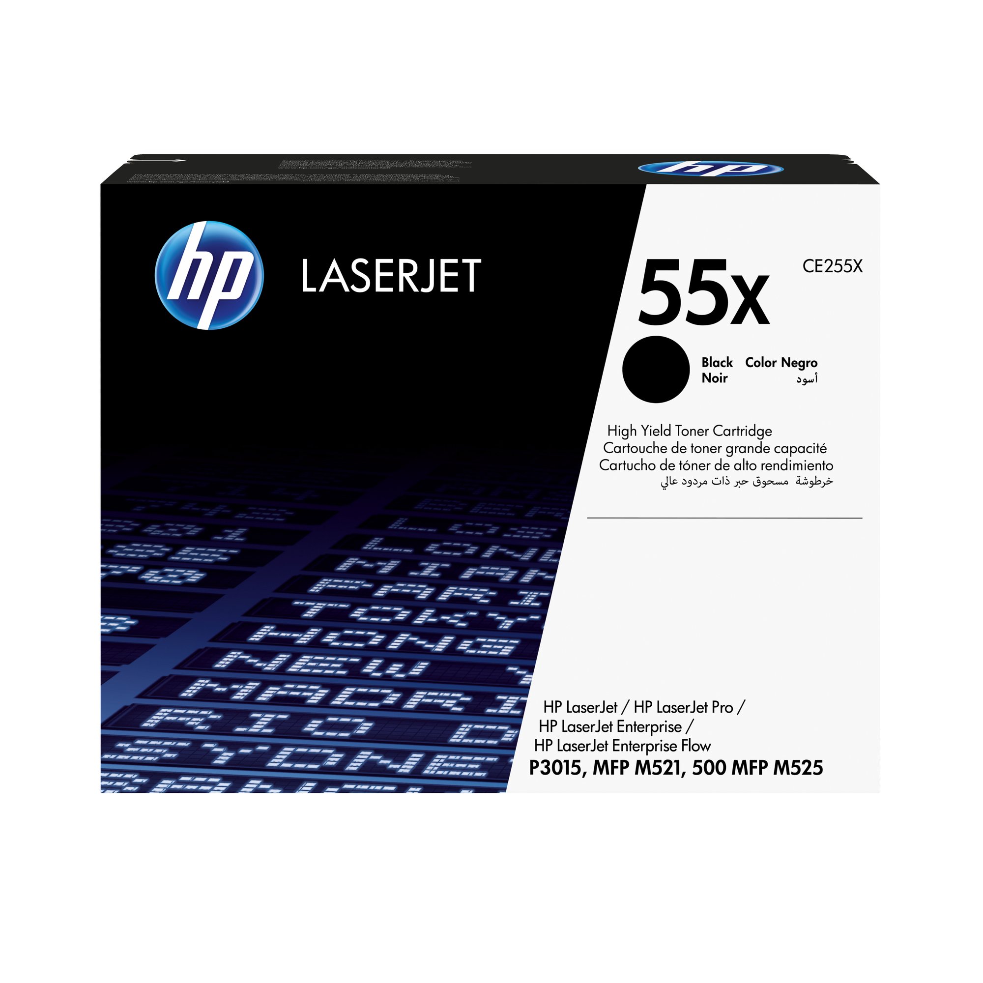 HP #55X Black Toner CE255X — HP
