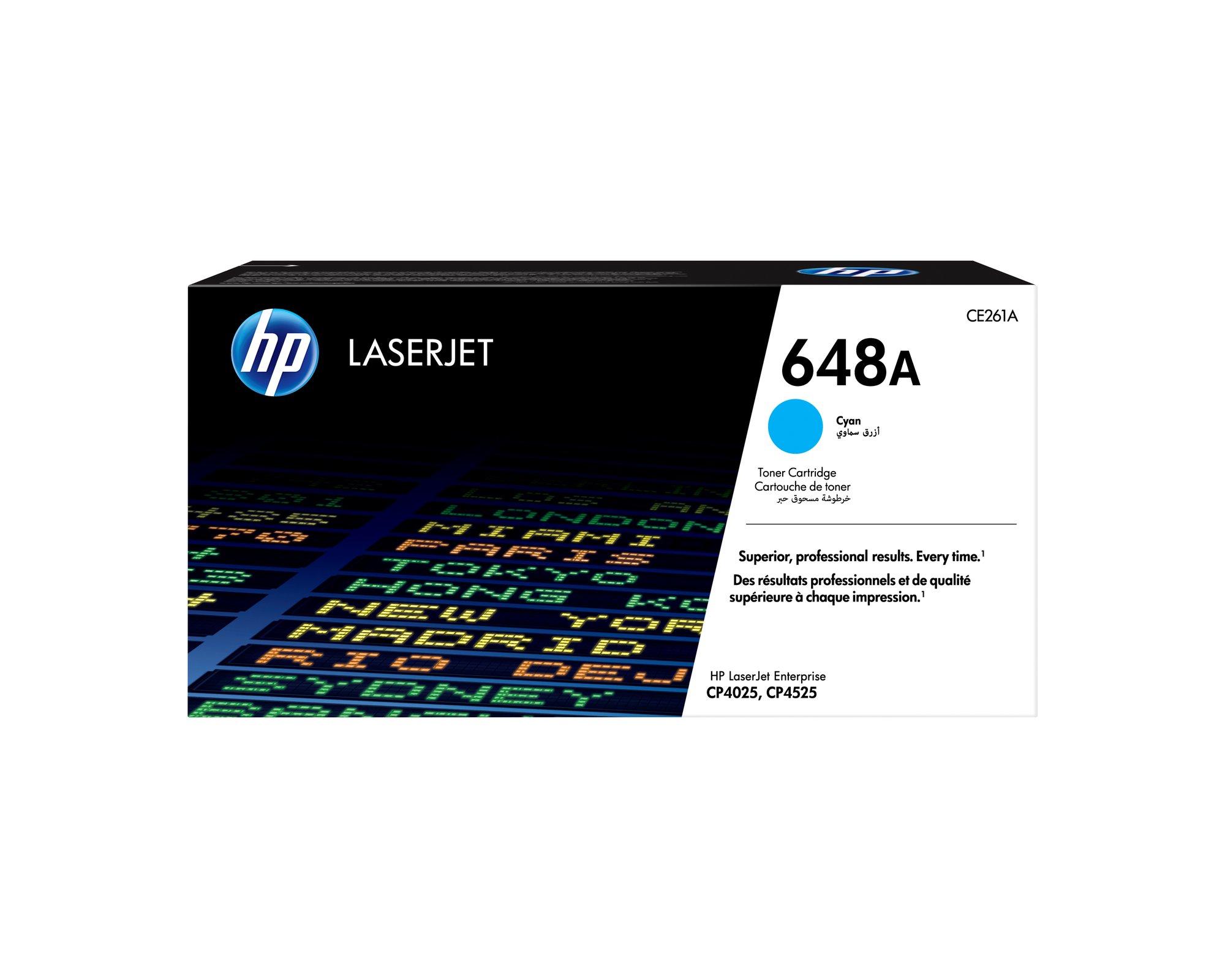 HP #648A Cyan Toner CE261A — HP