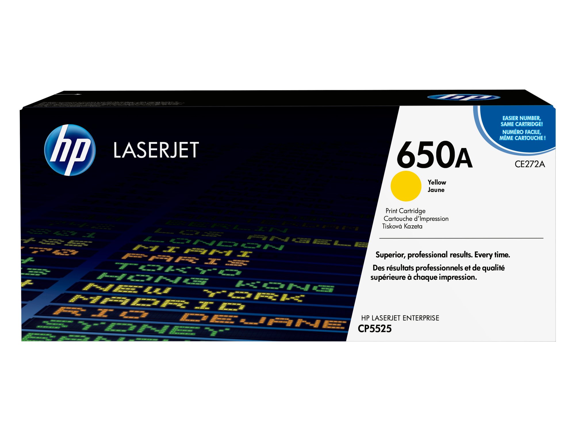 HP #650A Yellow Toner CE272A — HP