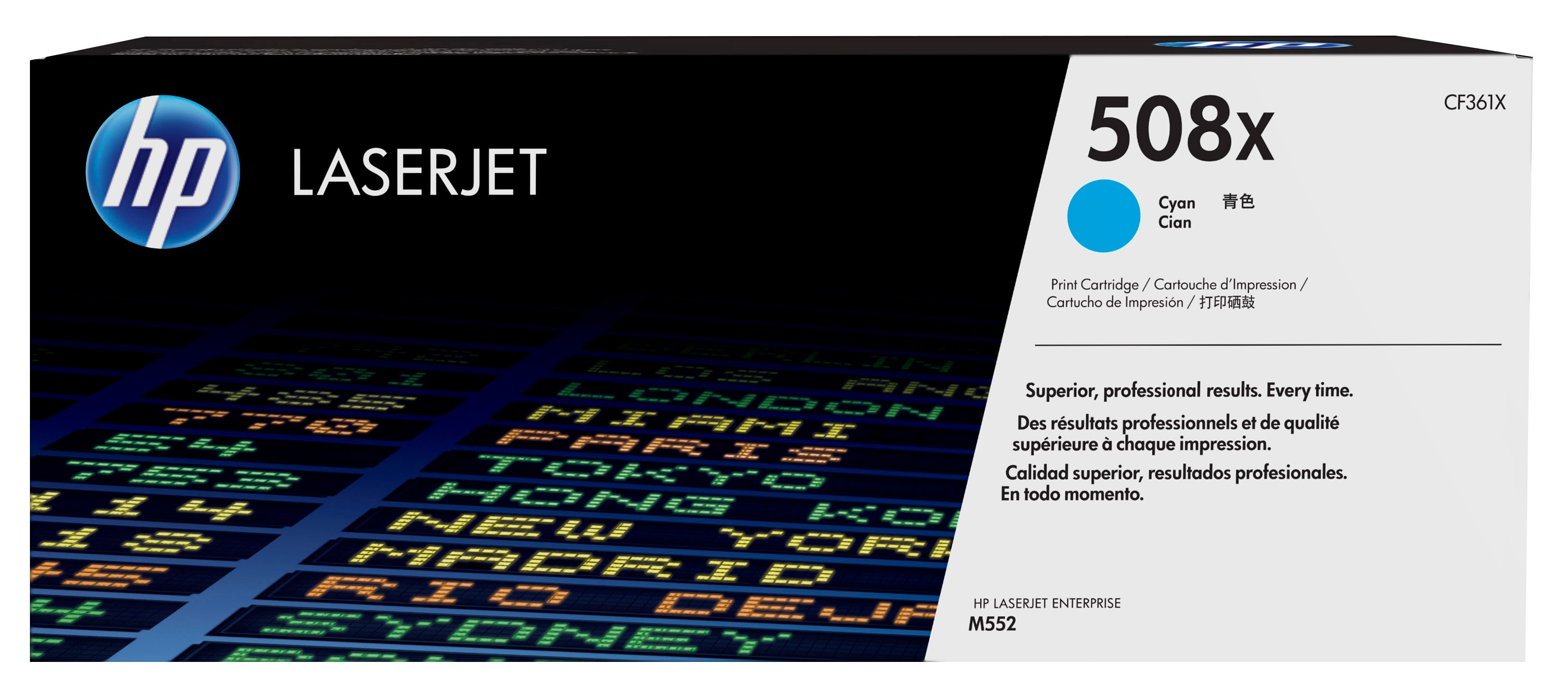 HP #508X Cyan Toner CF361X — HP